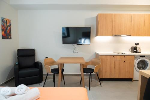 Kuchyň nebo kuchyňský kout v ubytování Olive 103