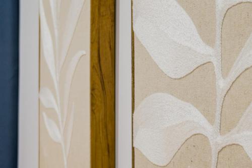 a close up of a window with white curtains at Novus Homes Barcelona Santa Eulalia in Hospitalet de Llobregat