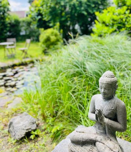 Jardí fora de Villa Stein