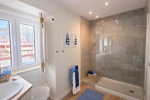 Varanda da Baixa, cosy apartment, top location, private terrace, barbecue, AC and Wi-Fi