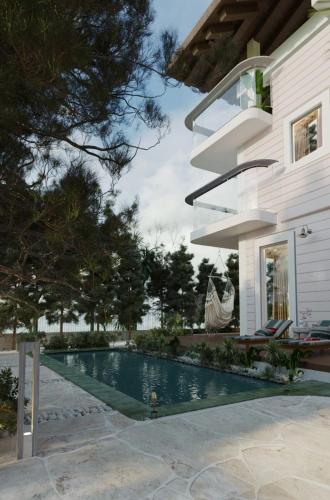 Beachfront BLUE WAVE VILLA in Private Villa Resort Qerret, Albania