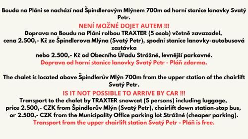 Bouda Na Pláni - horská bouda