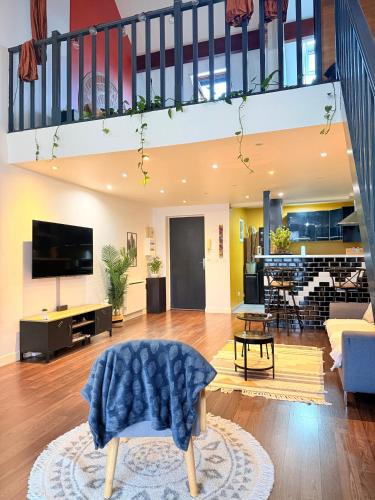 Duplex lumineux Ris-Orangis, proche de Paris et Orly