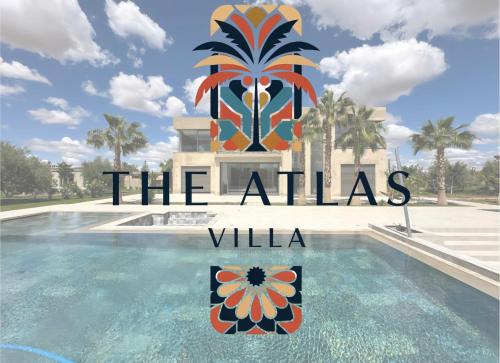 a sign that reads the allias villa at Atlas villa c3 in Sraghna