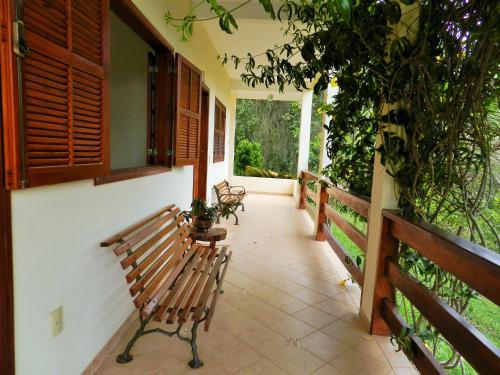 Μπαλκόνι ή βεράντα στο Pousada Lambari Montanha Hotel