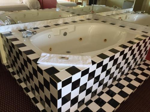 Et badeværelse på Relax Inn
