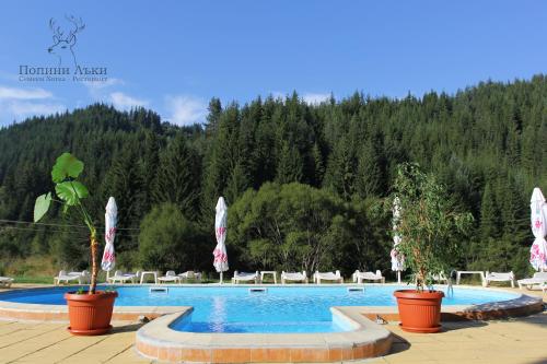 Πισίνα στο ή κοντά στο Hotel Restaurant Popini Laki