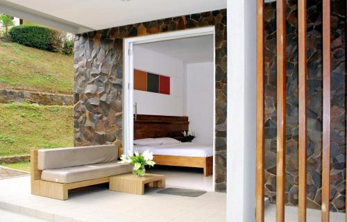 Zahrada ubytování Hotel Ariandri Puncak