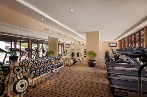 Gimnasio o equipo deportivo en Pan Pacific Suzhou -Including unlimited access to the 4A-level Panmen Scenic Area