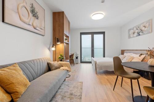 Modern Stylish Studio with Castle View
