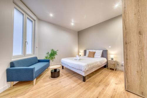 Llit o llits en una habitació de The Barbatre studio