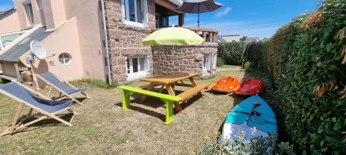 Gîte Les Trois Plages, les pieds dans l'eau