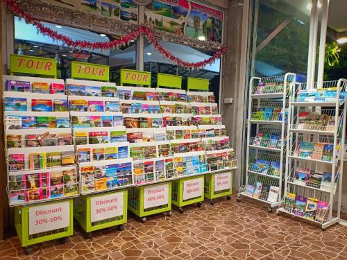 a store with a lot of products on display at The Krabi Forest Homestay in Ao Nang Beach