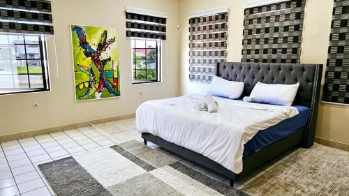 Llit o llits en una habitació de The Blue Donkey