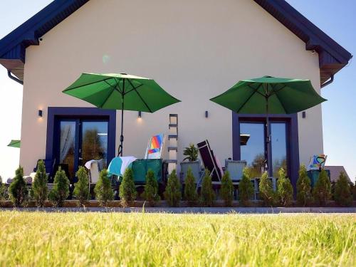 Comfortable holiday home with a terrace, Mielenko