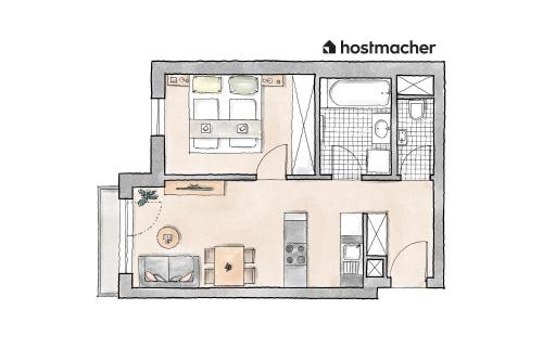 Chic 1BR, Fast to Downtown