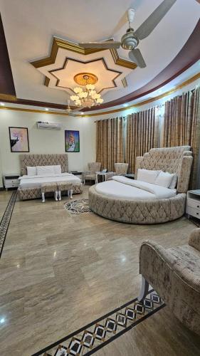 O zonă de relaxare la Butt Lodges 2