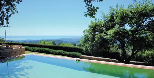 villa with private pool, fabulous sea view, fitness room