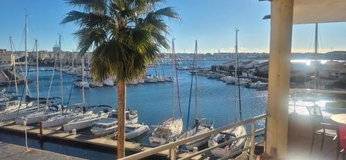 Le Matago A36, Superbe T2 avec vue sur le Port, parking, piscine, clim