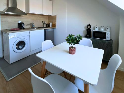SQ Appart élégance - Appartement 1 Chambre - Gare St Quentin - Parking