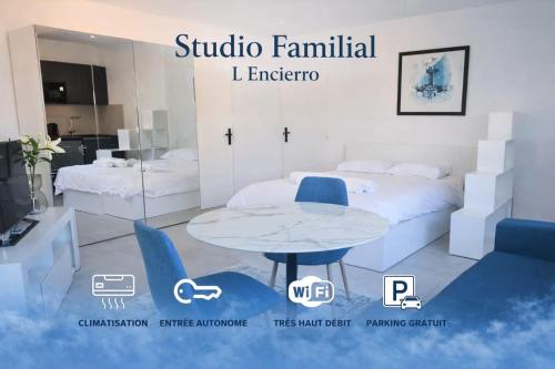 Studio familial centre ville, Parc expo, Arena