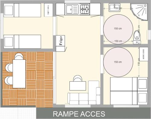 Petit chalet en bois adapté PMR