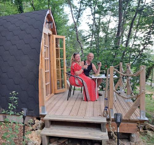 Pod - La Cocotte - on Campsite in Saint Robert, Camping Florecer