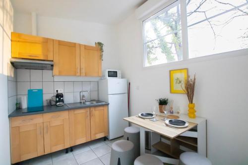 Dapur atau dapur kecil di L'Orée du bois