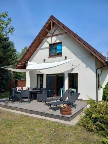 Biały Żagiel - Dom do wynajęcia Pluski