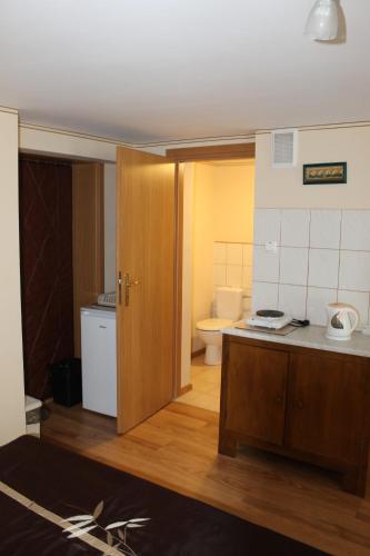 Dapur atau dapur kecil di Agroturystyka Wzgórze Magnolii