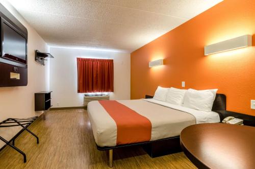 Ένα ή περισσότερα κρεβάτια σε δωμάτιο στο Motel 6-York, NE
