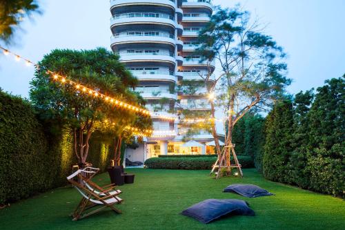 Viva Garden Serviced Residence tesisinin dışında bir bahçe