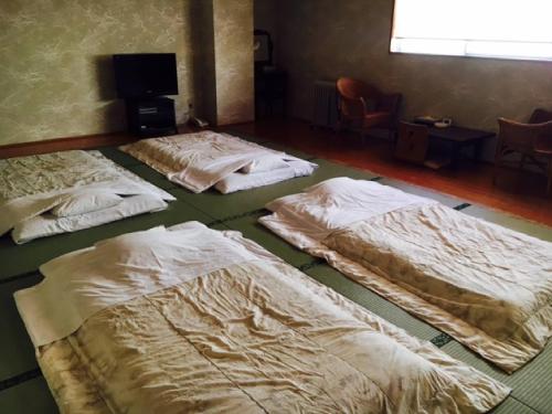 Ένα ή περισσότερα κρεβάτια σε δωμάτιο στο Hotel Nobeoka Hills