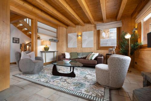 Folettes Chalet 4CH Jardin Vue Cheminee Jacuzzi