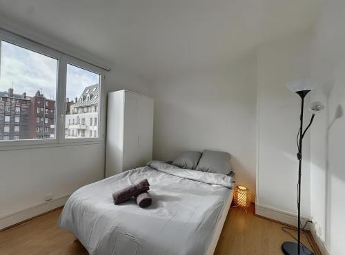 Postel nebo postele na pokoji v ubytování Appartement
