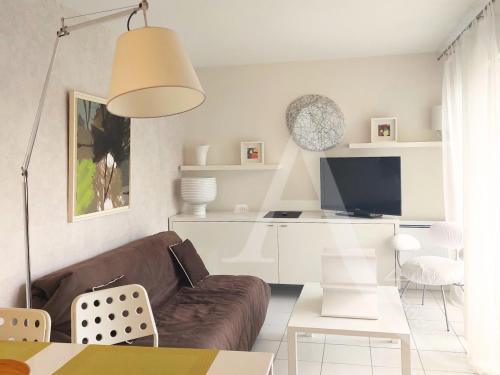 T2 avec espace nuit en mezzanine et 2 terrasses