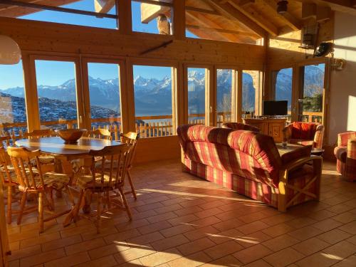 Chalet Les Brantes, refuge atypique a Veysonnaz