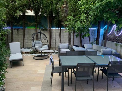 Elegance Cannoise, vaste terrasse