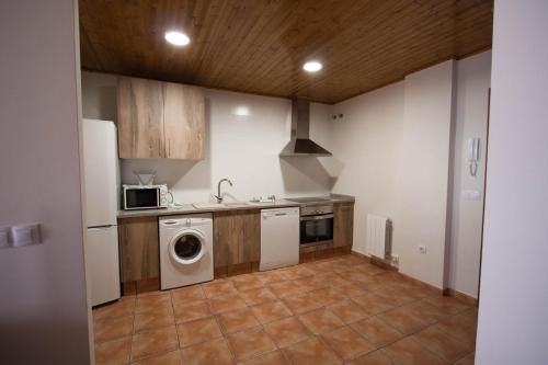 Dapur atau dapur kecil di Apartamentos Mirador