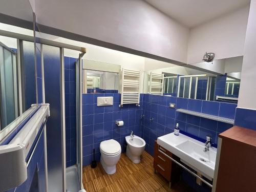 Et badeværelse på Loft Roma Tre