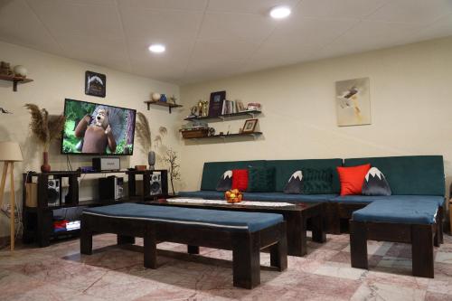Televisor o centre d'entreteniment de Vertical Hostel Mavrovo