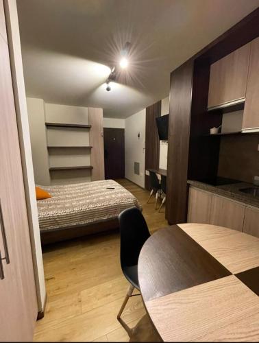 Llit o llits en una habitació de Hospedate HD