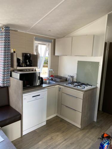 Mobil-home 6 personnes avec piscine