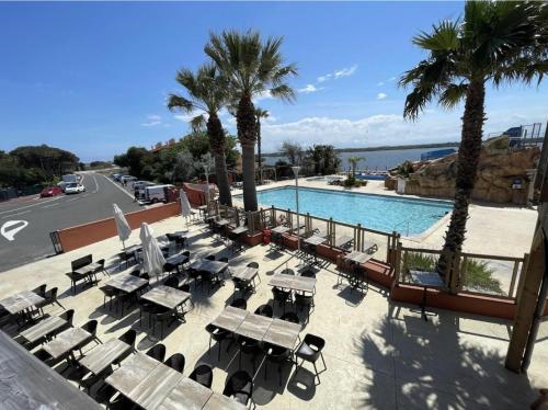 Mobil-home 6 personnes avec piscine