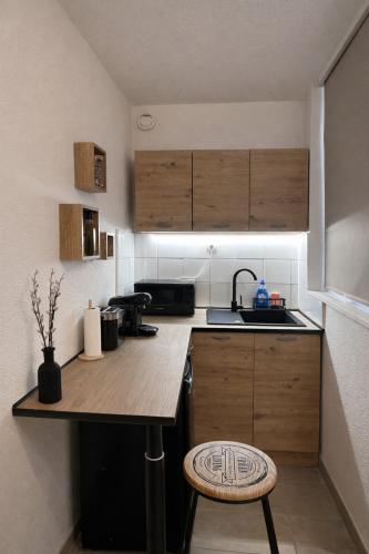 Studio cosy avec terrasse à deux pas de la plage !