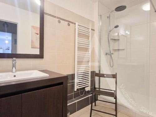 Plage de Villeroy, 4 personnes, ascenseur, parking et terrasse