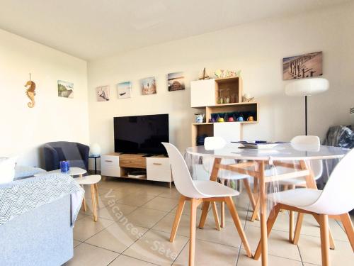 Plage de Villeroy, 4 personnes, ascenseur, parking et terrasse