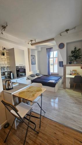 Studio Apartment Blue