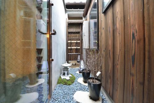 Uma varanda ou outra área externa em Takeya Gojo