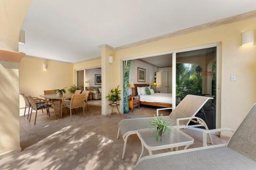 Ruang duduk di 101 Terraces Barbados
